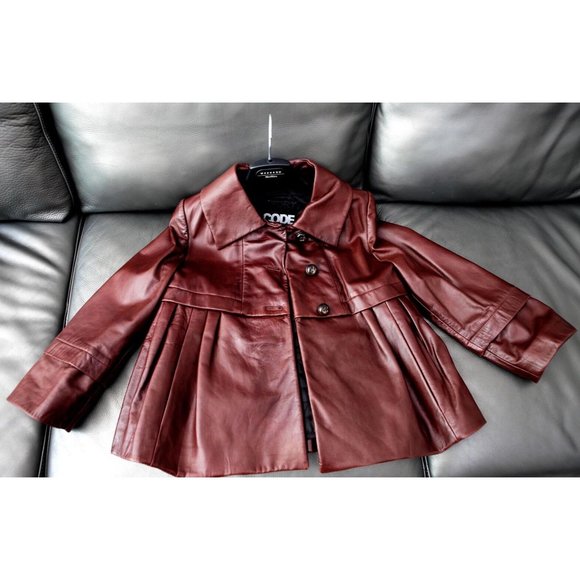 SportMax-CODE Leather Poplin Jacket XS/ SZ0 - Picture 8 of 8